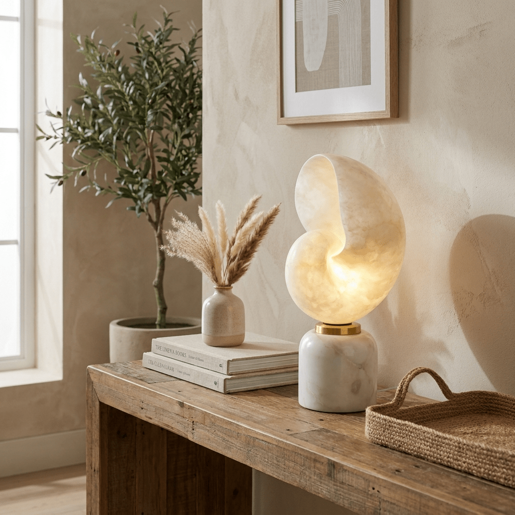 Lumora Shell Table Lamp - Vakkerlight