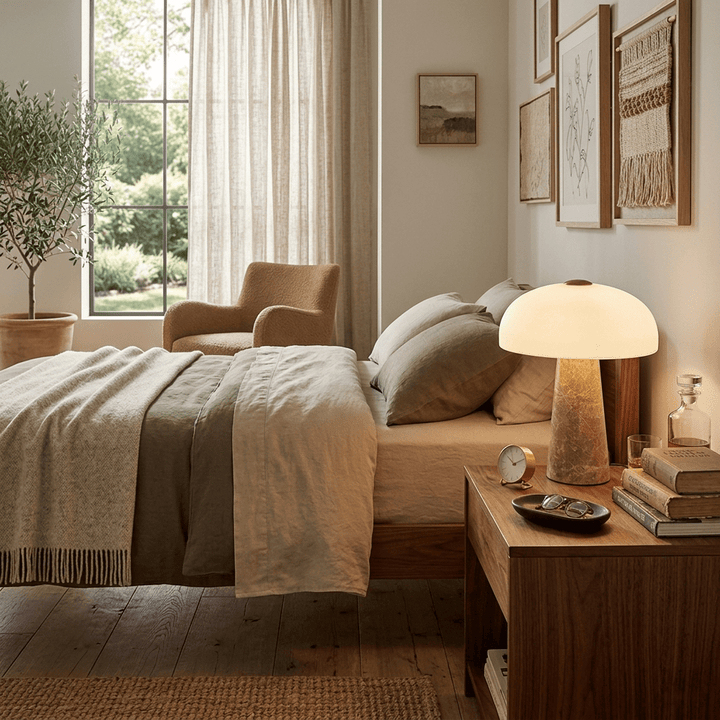 Haloire Marble Table Lamp - Vakkerlight