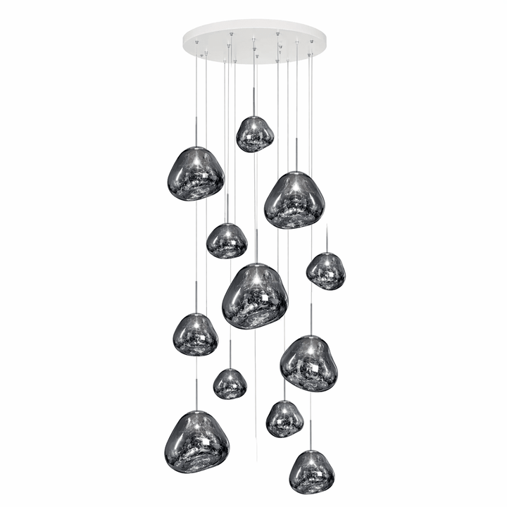 Multi Lava Round Pendant Lamp - Vakkerlight