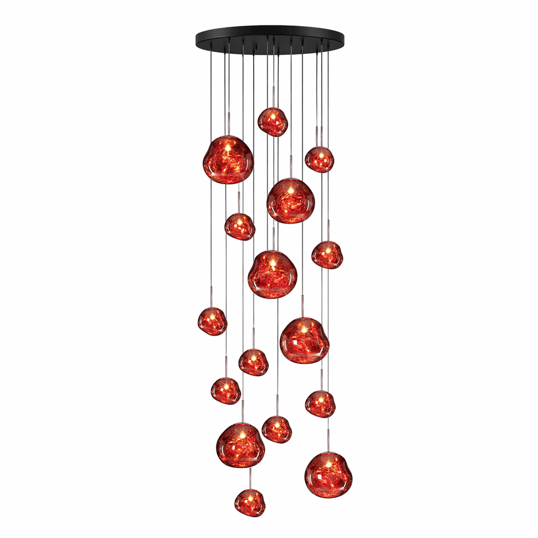 Multi Lava Round Pendant Lamp - Vakkerlight