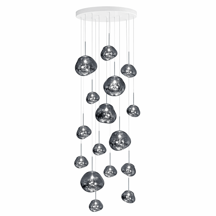 Multi Lava Round Pendant Lamp - Vakkerlight