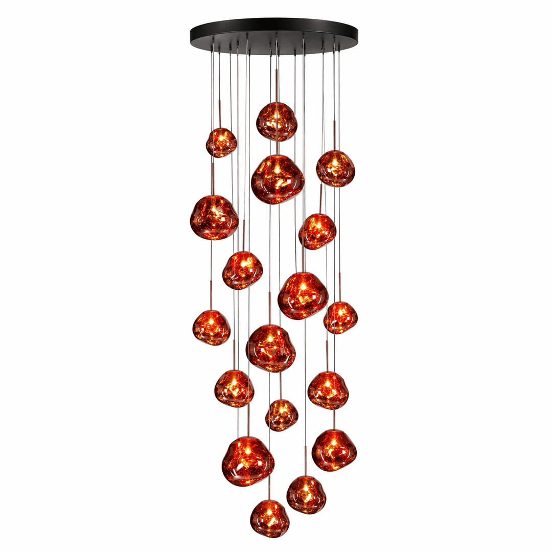 Multi Lava Round Pendant Lamp - Vakkerlight