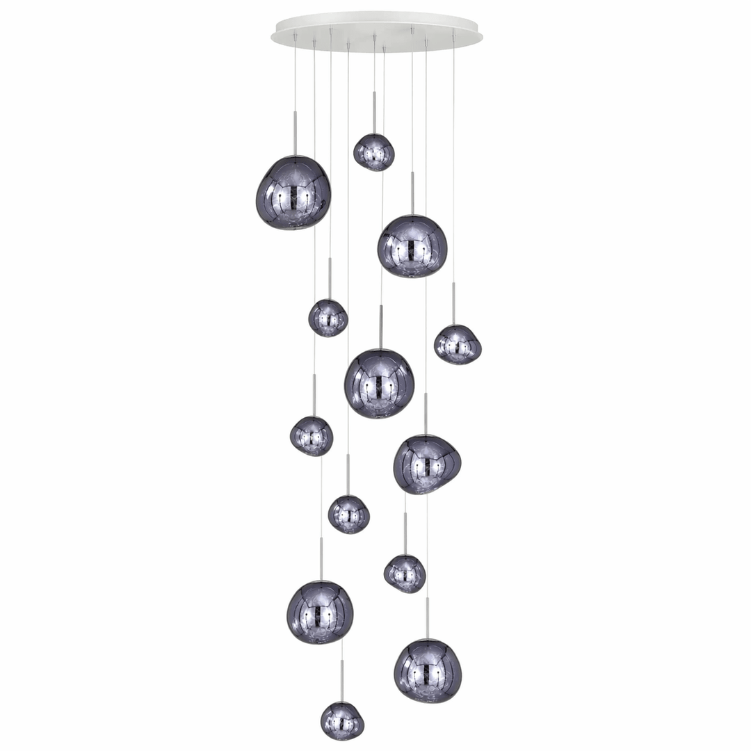 Multi Lava Round Pendant Lamp - Vakkerlight