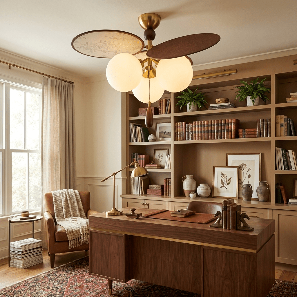 Vintage Floral Disc Ceiling Light - Vakkerlight