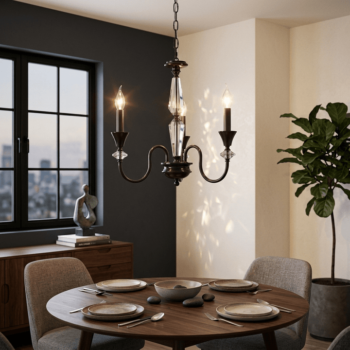 Noir Candelabra Chandelier - Vakkerlight