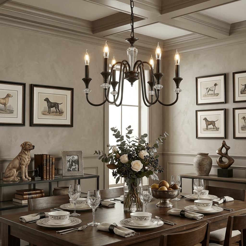Noir Candelabra Chandelier - Vakkerlight