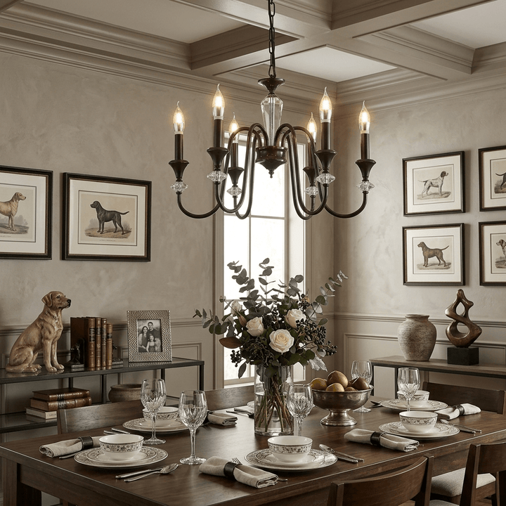 Noir Candelabra Chandelier - Vakkerlight