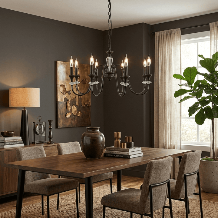 Noir Candelabra Chandelier - Vakkerlight