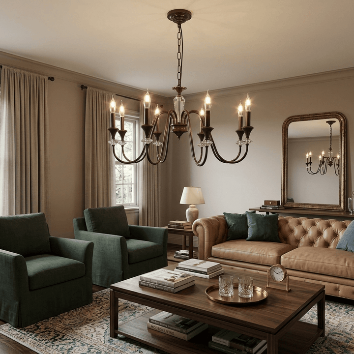 Noir Candelabra Chandelier - Vakkerlight
