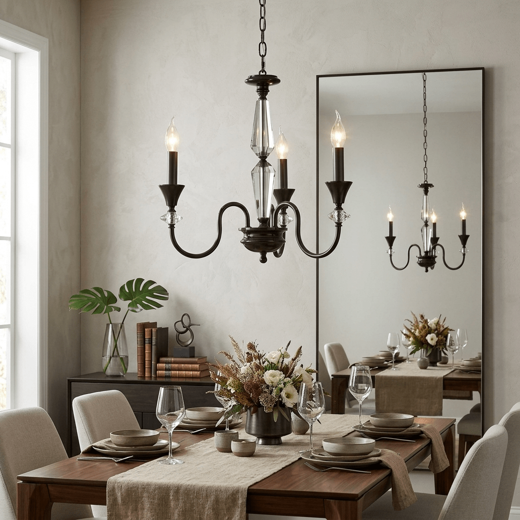 Noir Candelabra Chandelier - Vakkerlight