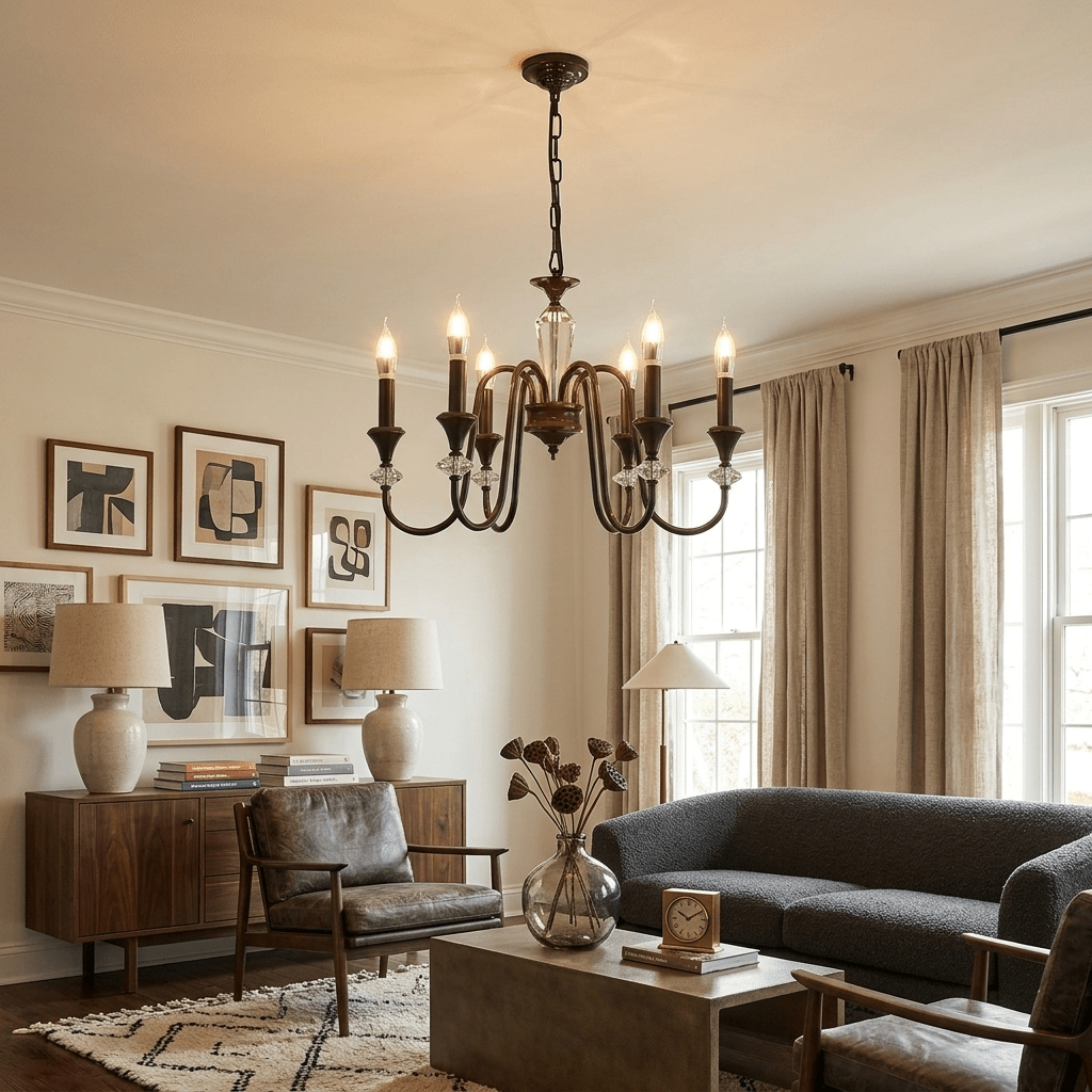 Noir Candelabra Chandelier - Vakkerlight