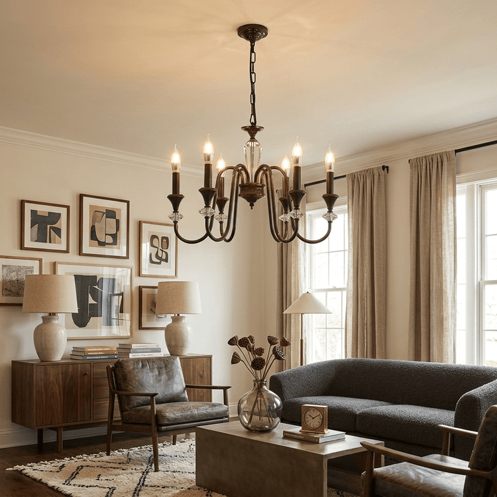 Noir Candelabra Chandelier - Vakkerlight