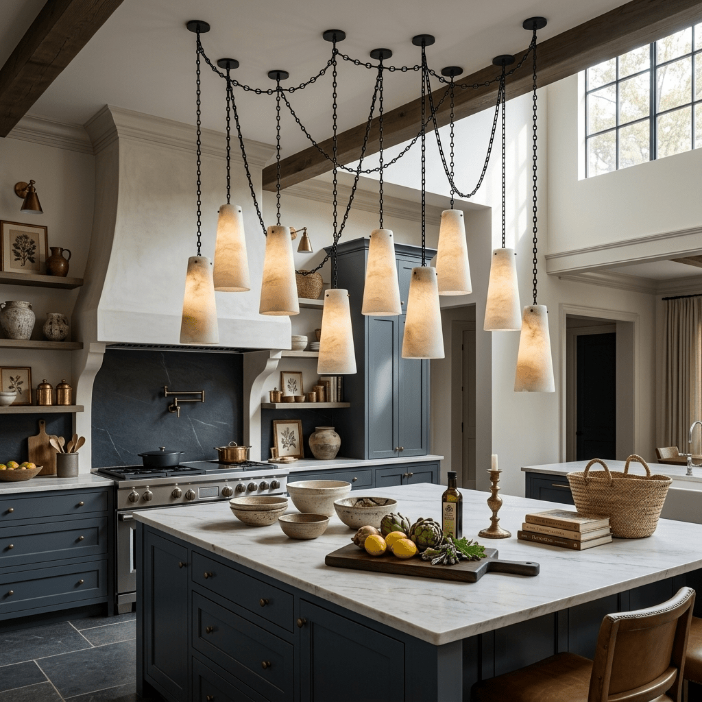 Industrial Cascade Chain Chandelier - Vakkerlight