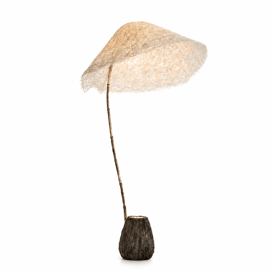 Linen Canopy Floor Lamp - Vakkerlight