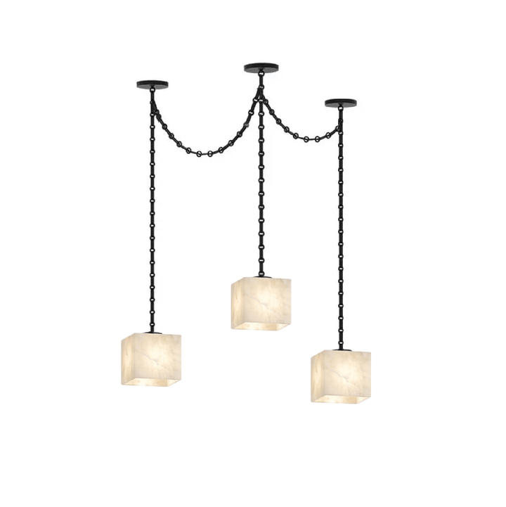 Cascade Chain Cube Chandelier - Vakkerlight
