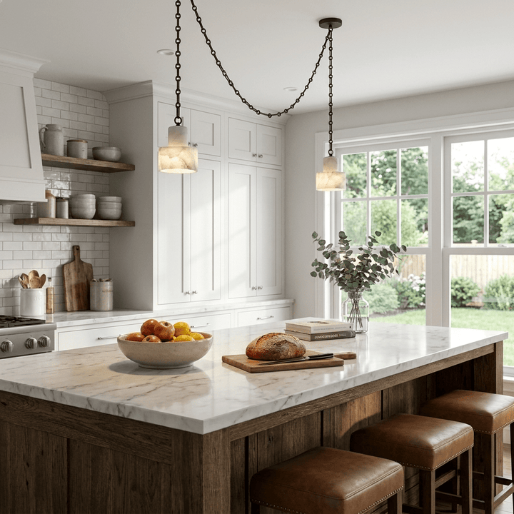 Multi - Tier Chain Drum Pendant Lamp - Vakkerlight