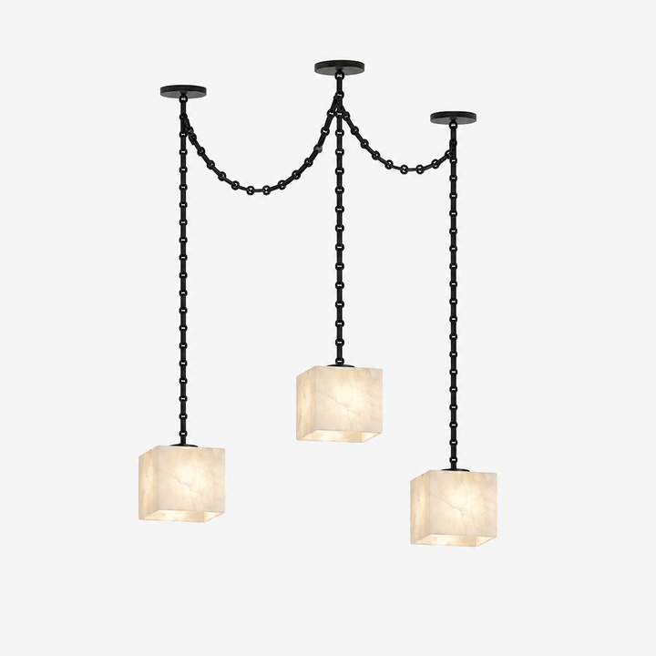 Cascade Chain Cube Chandelier - Vakkerlight