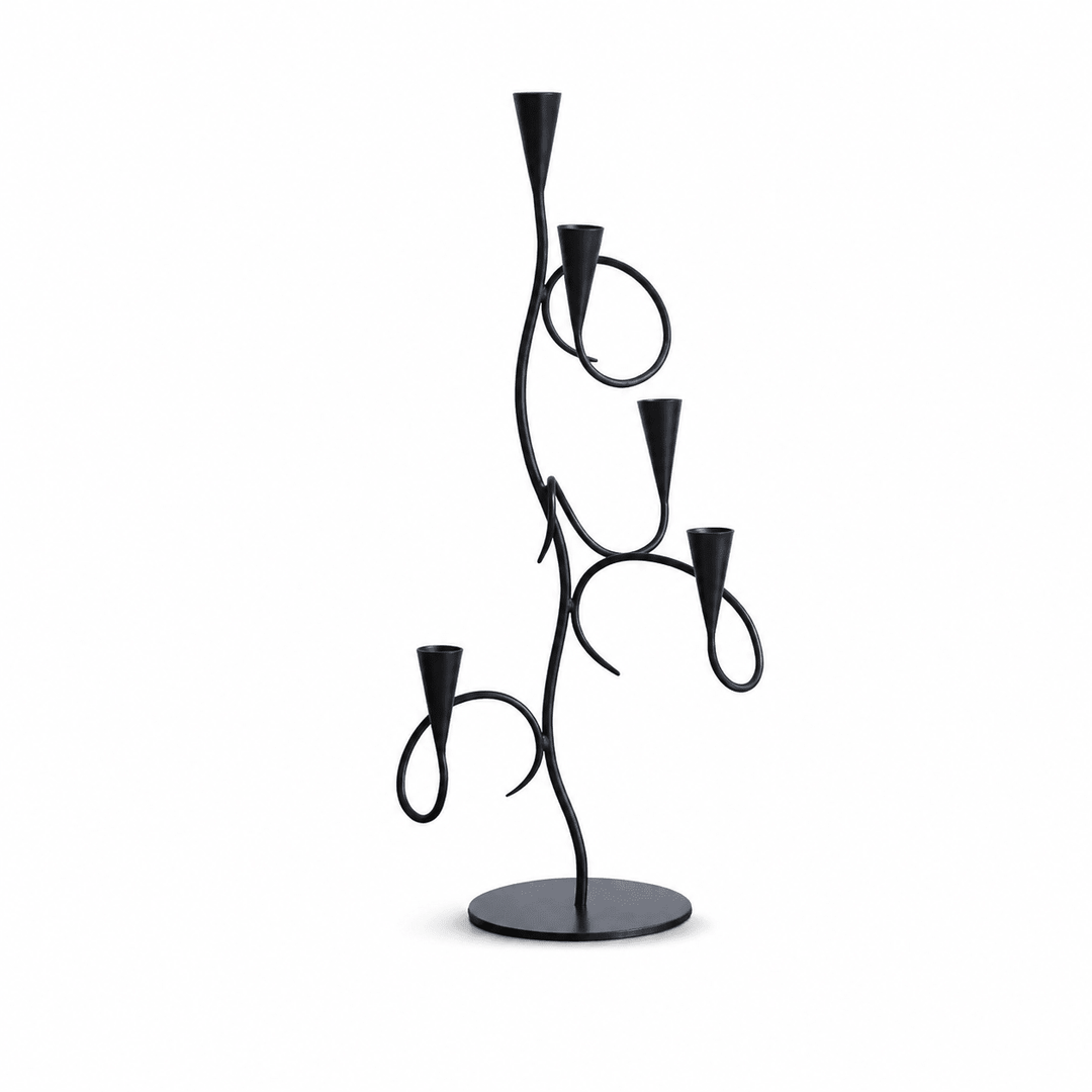 Iron Vine Multi - Arm Candle Holder - Vakkerlight