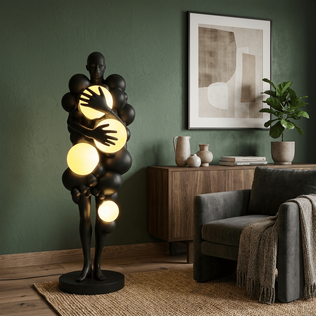 Nocturne Bloom Figure Floor Lamp - Vakkerlight