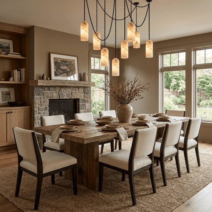 Cascading Chain Capsule Chandelier - Vakkerlight