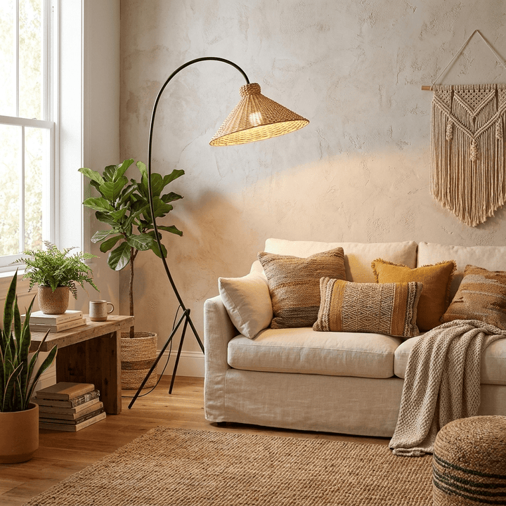 Tana Woven Floor Lamp - Vakkerlight