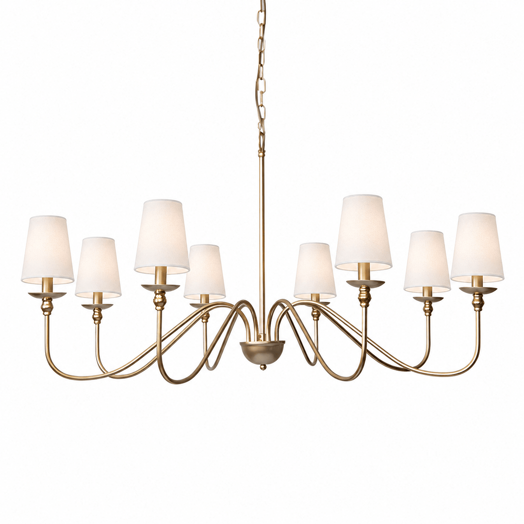 Timeless Gold Candle Chandelier - Vakkerlight