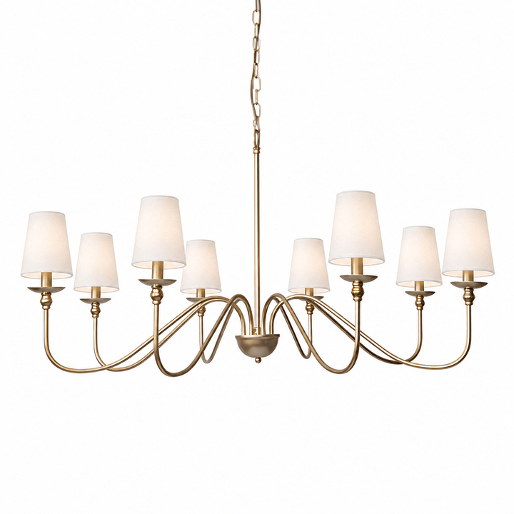 Timeless Gold Candle Chandelier - Vakkerlight