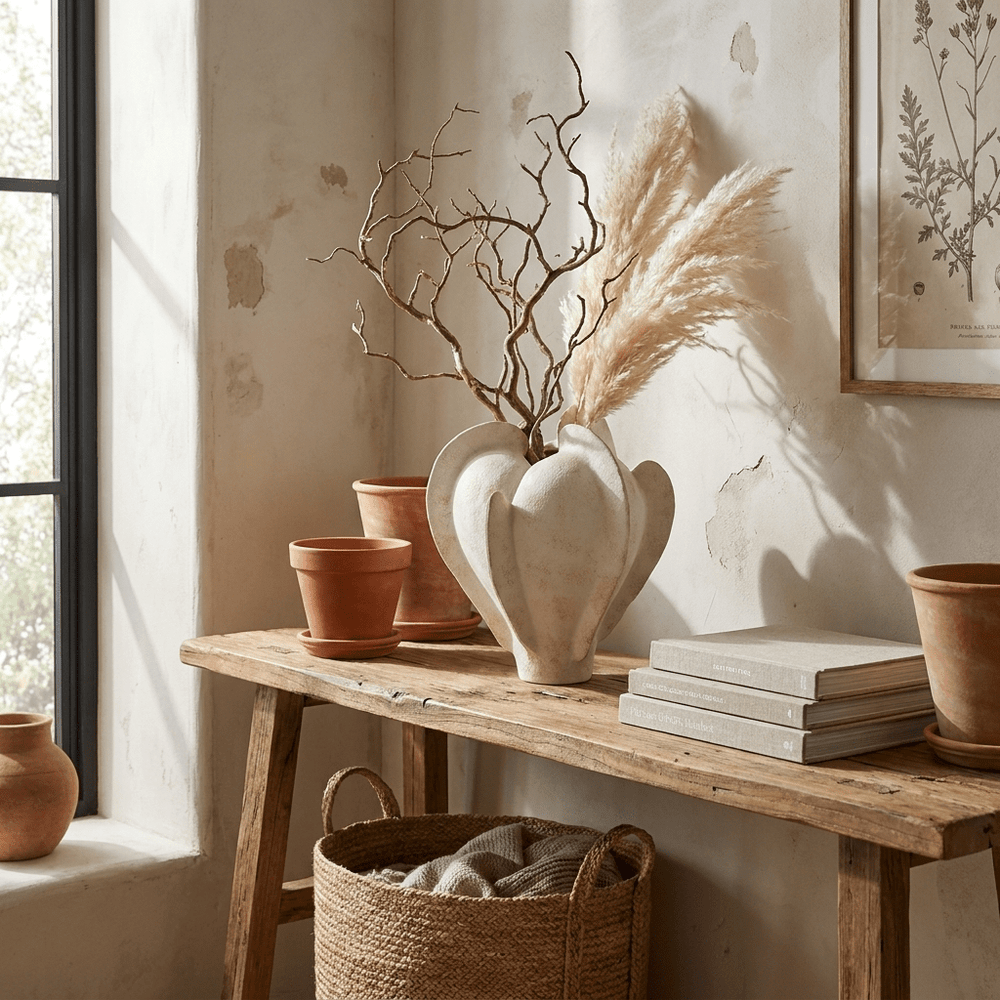 Magnolia Bloom Ceramic Sculpture Vase - Vakkerlight
