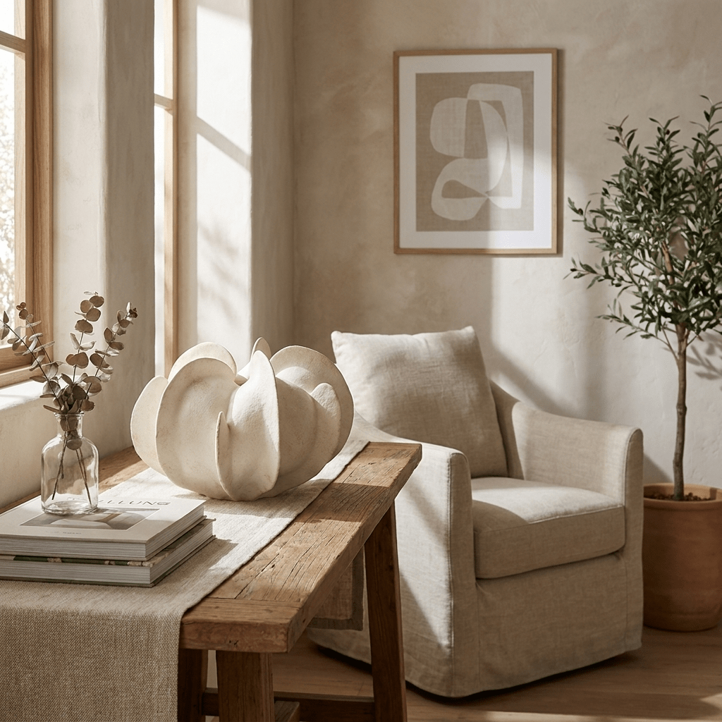 Magnolia Bloom Ceramic Sculpture Vase - Vakkerlight