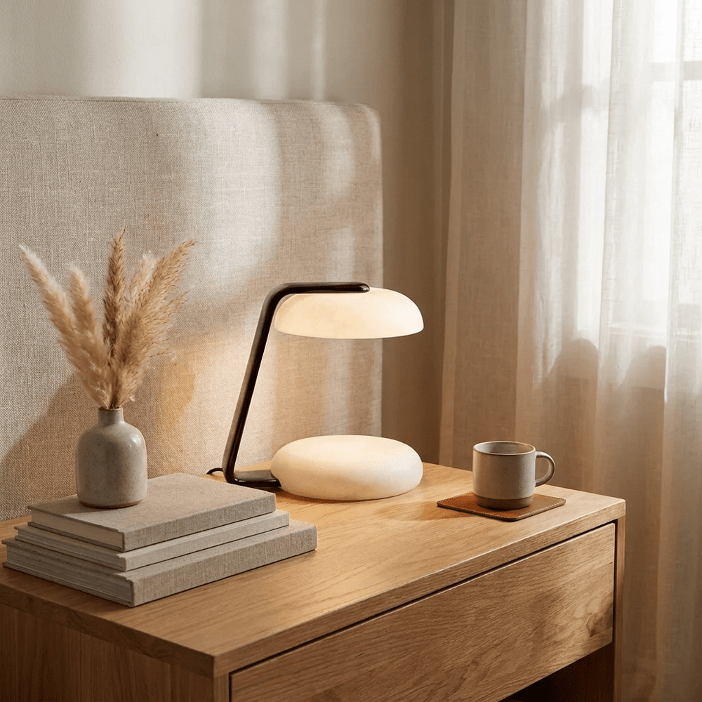 Petralis Alabaster Table Lamp - Vakkerlight