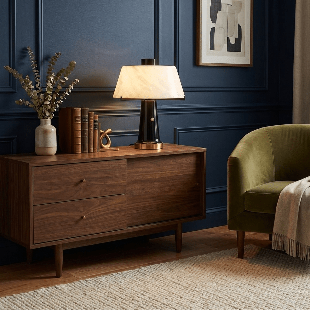 Trapezia Alabaster Desk Lamp - Vakkerlight