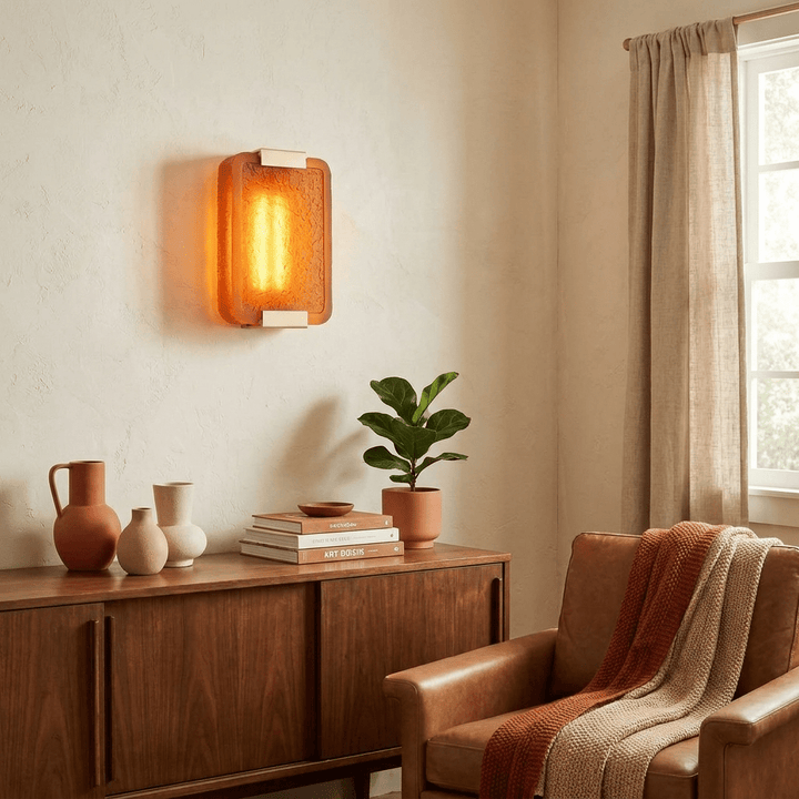 Verella Cast Resin Wall Sconce - Vakkerlight
