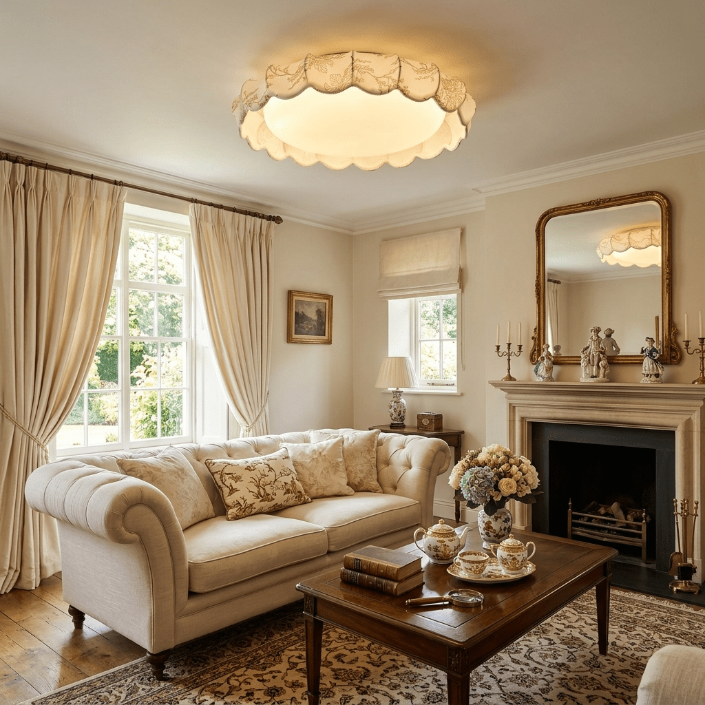 Lunaria Veil Ceiling Lamp - Vakkerlight