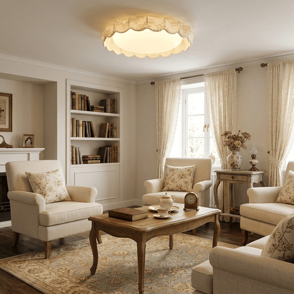 Lunaria Veil Ceiling Lamp - Vakkerlight