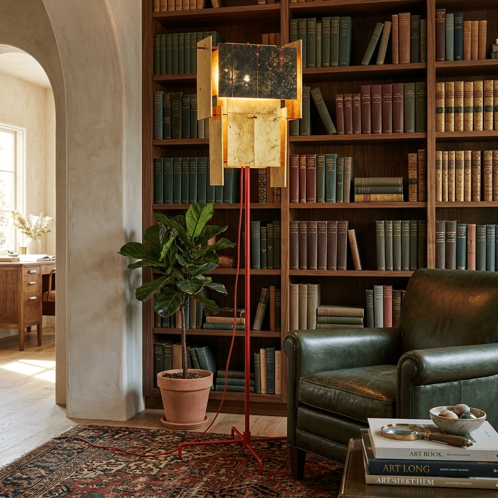 Gold Gallery Floor Lamp - Vakkerlight