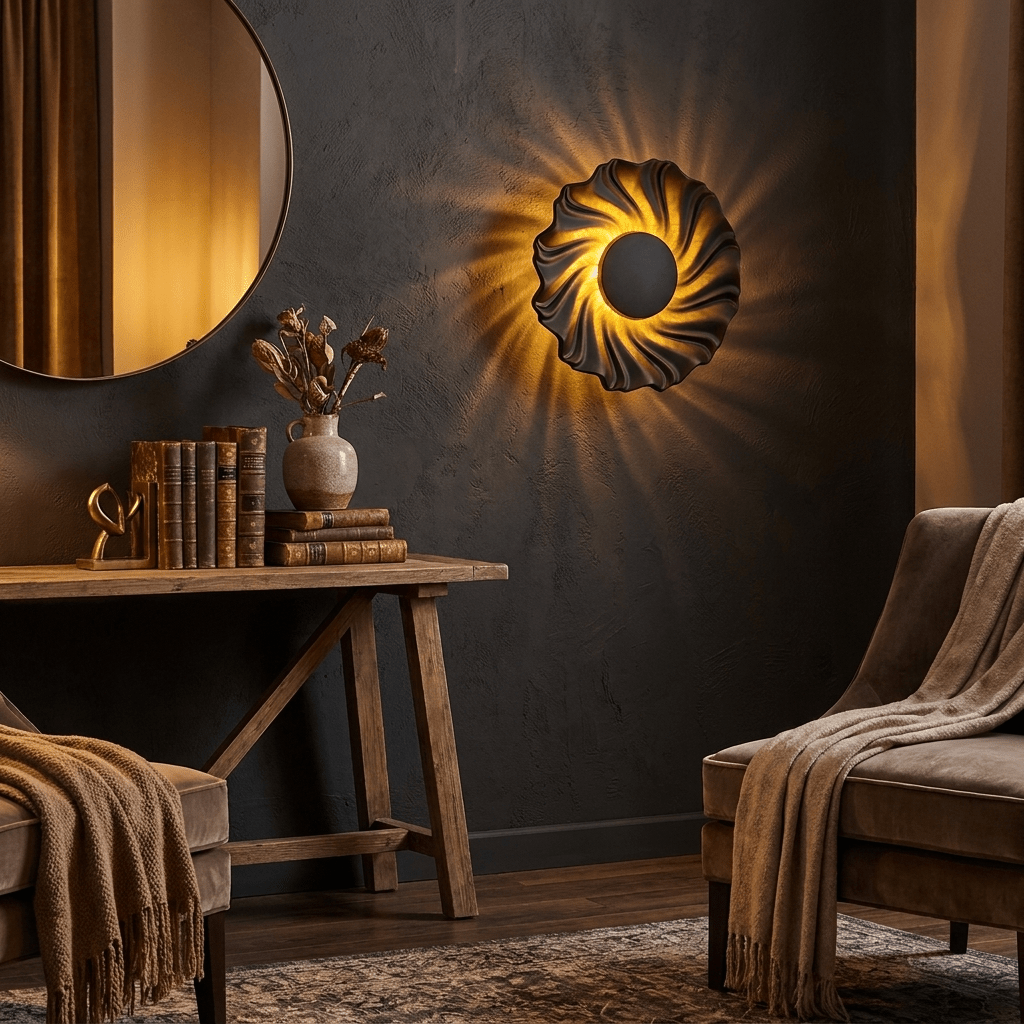 Solar Spiral Wall Sconce - Vakkerlight