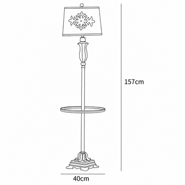 Lampadaire Lark — Dimension drawings 1