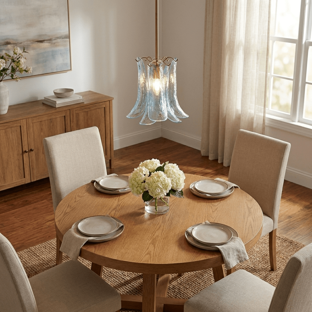 Olive Petal Glass Pendant Lamp - Vakkerlight