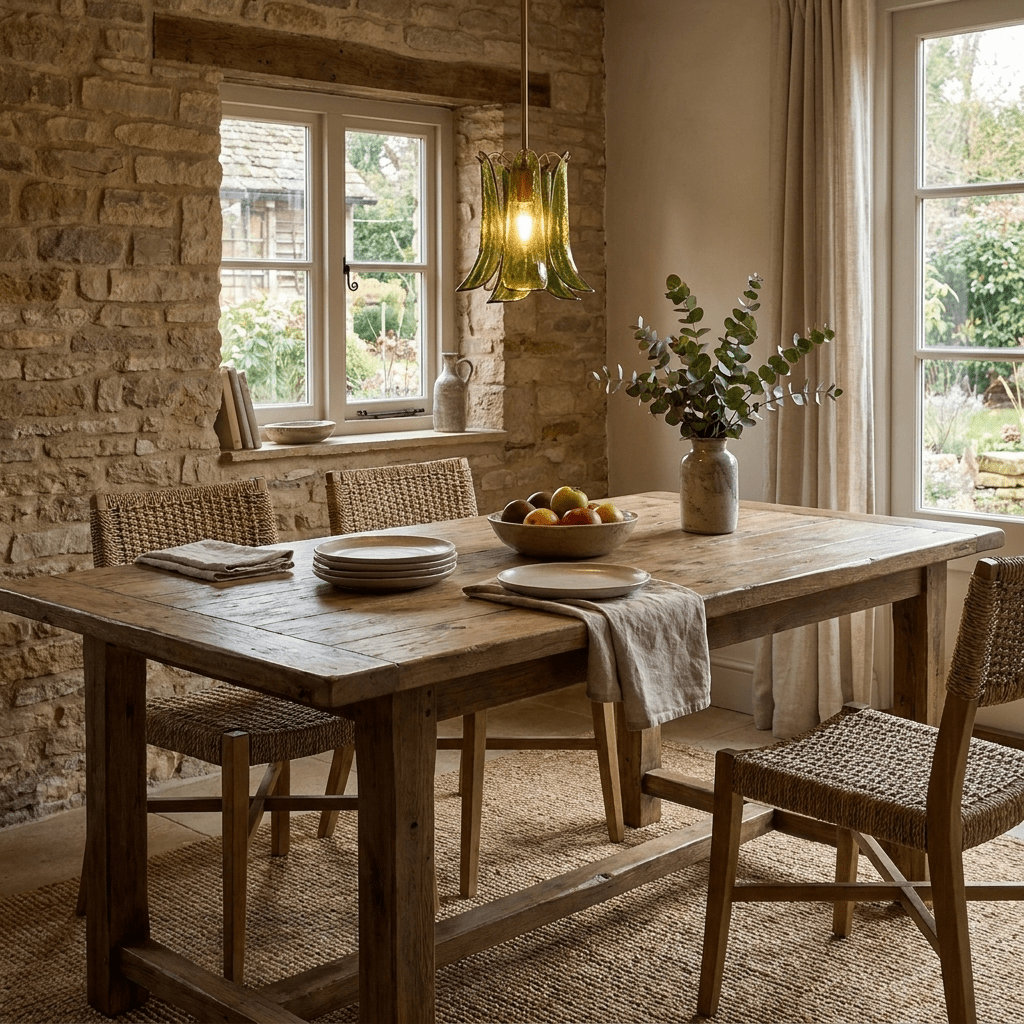 Olive Petal Glass Pendant Lamp - Vakkerlight