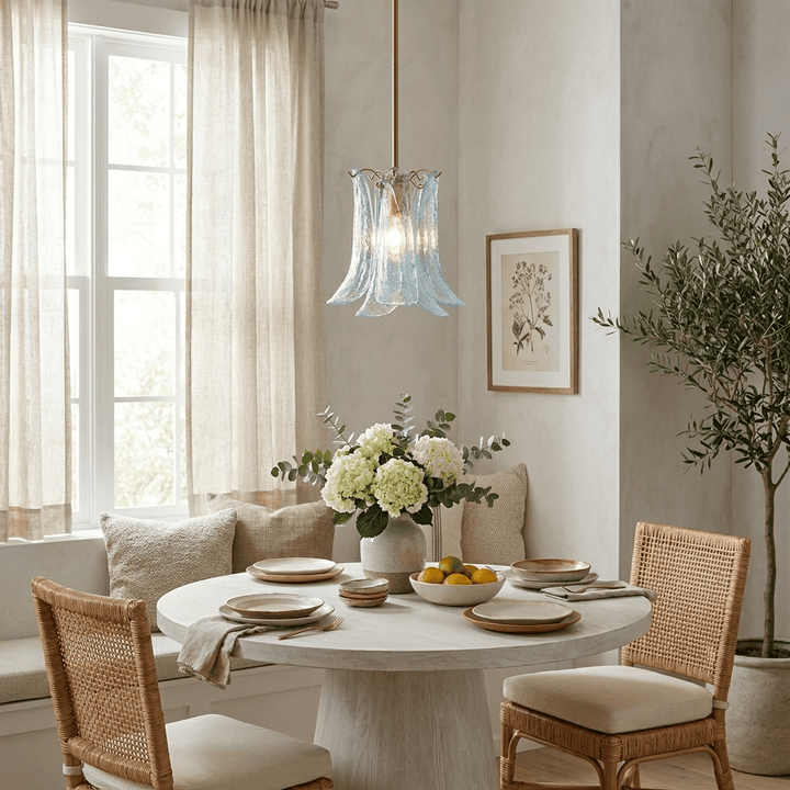 Olive Petal Glass Pendant Lamp - Vakkerlight