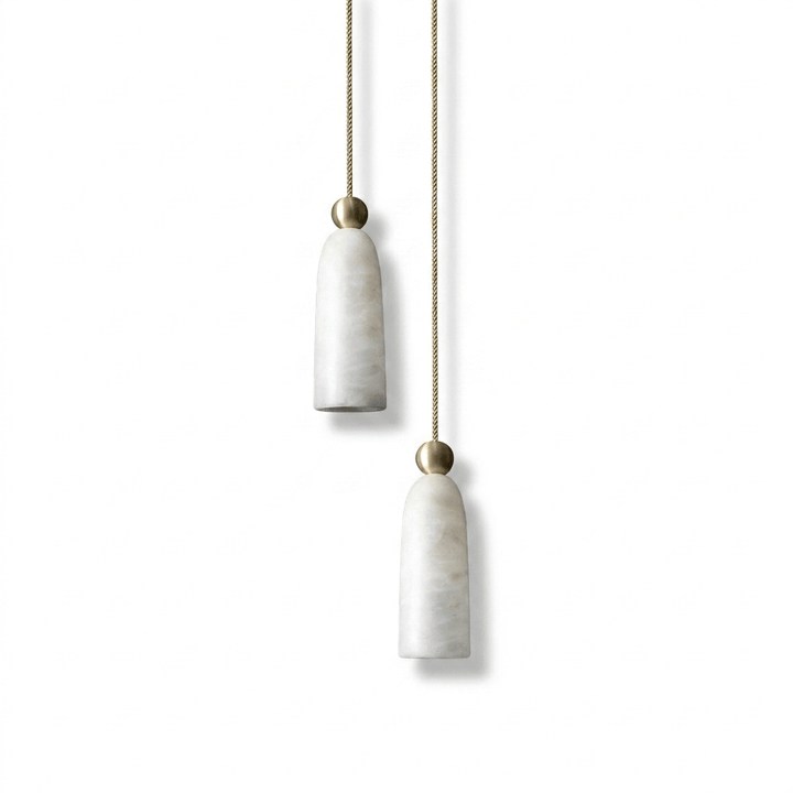 Alabaster Bell Cluster Pendant Lamp - Vakkerlight