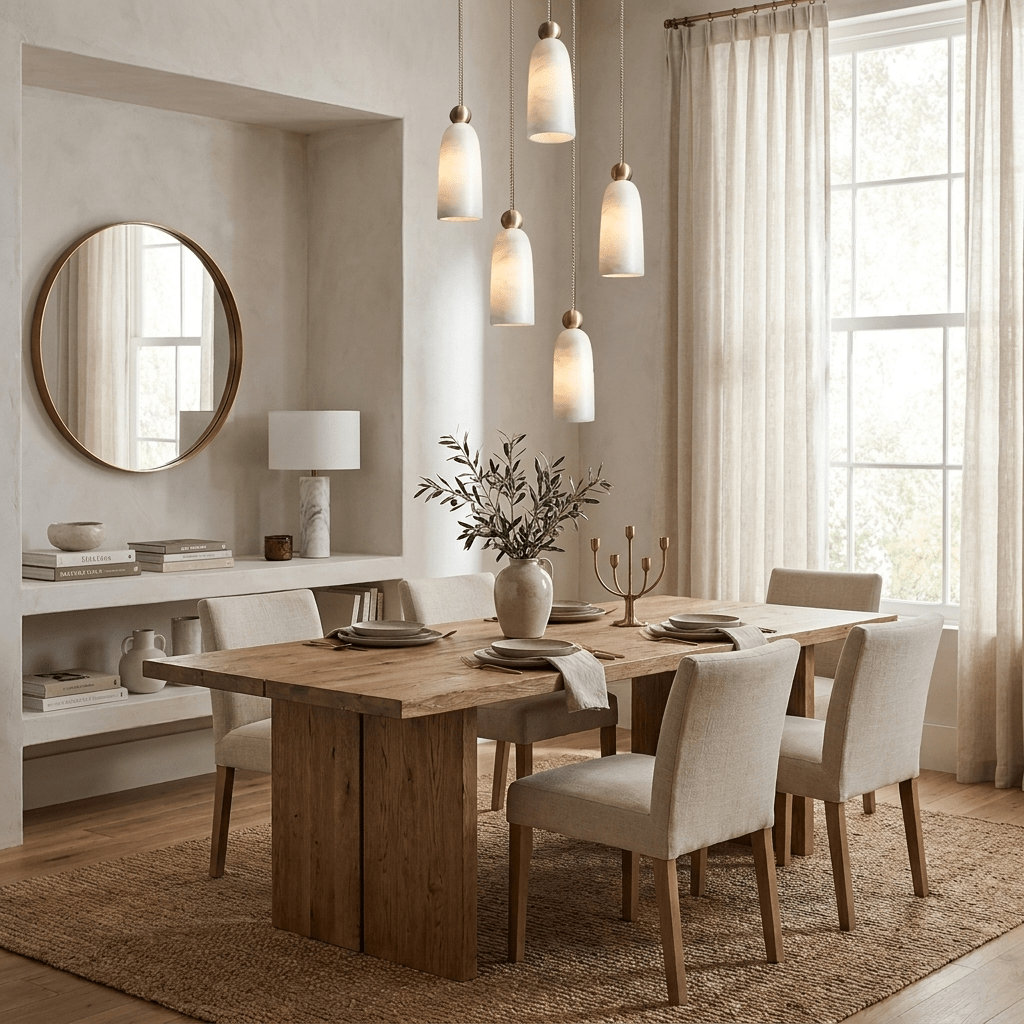 Alabaster Bell Cluster Pendant Lamp - Vakkerlight