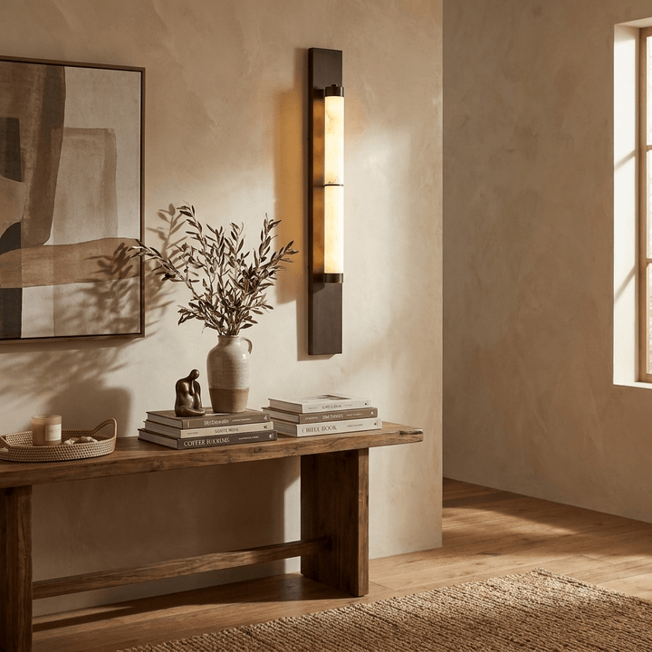Columnar Alabaster Sconce - Vakkerlight