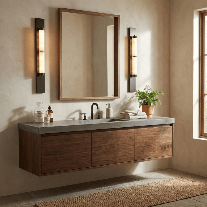 Columnar Alabaster Sconce - Vakkerlight