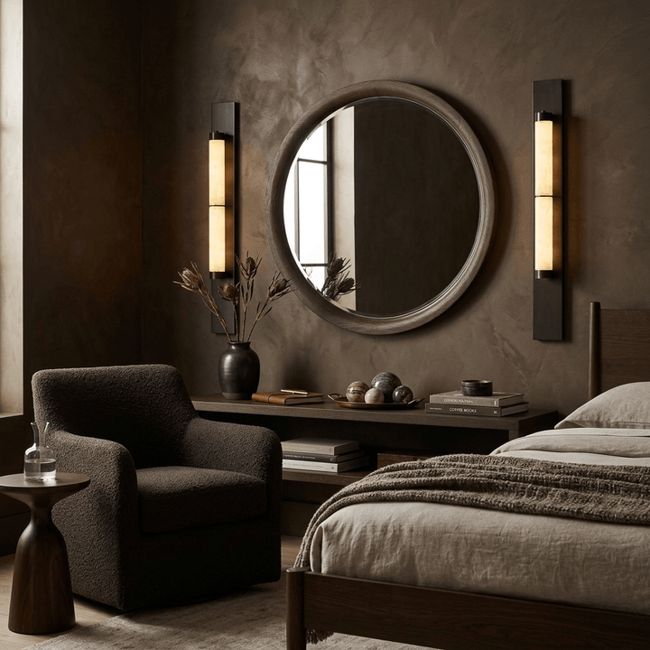 Columnar Alabaster Sconce - Vakkerlight