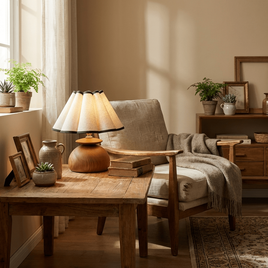Bloom Wooden Table Lamp - Vakkerlight