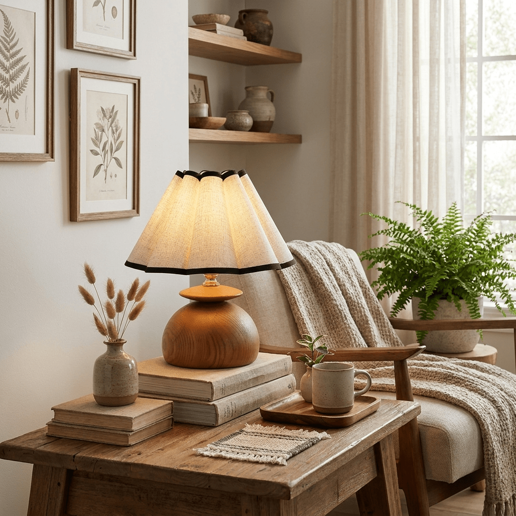 Bloom Wooden Table Lamp - Vakkerlight
