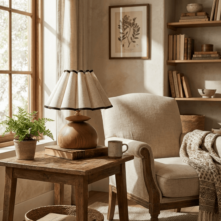 Bloom Wooden Table Lamp - Vakkerlight