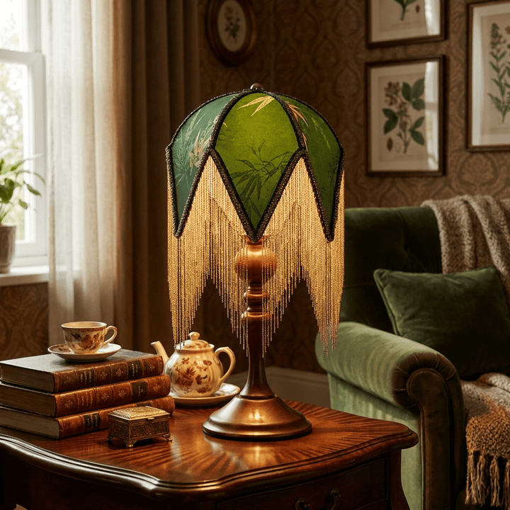 Victorian Fringe Table Lamp - Vakkerlight