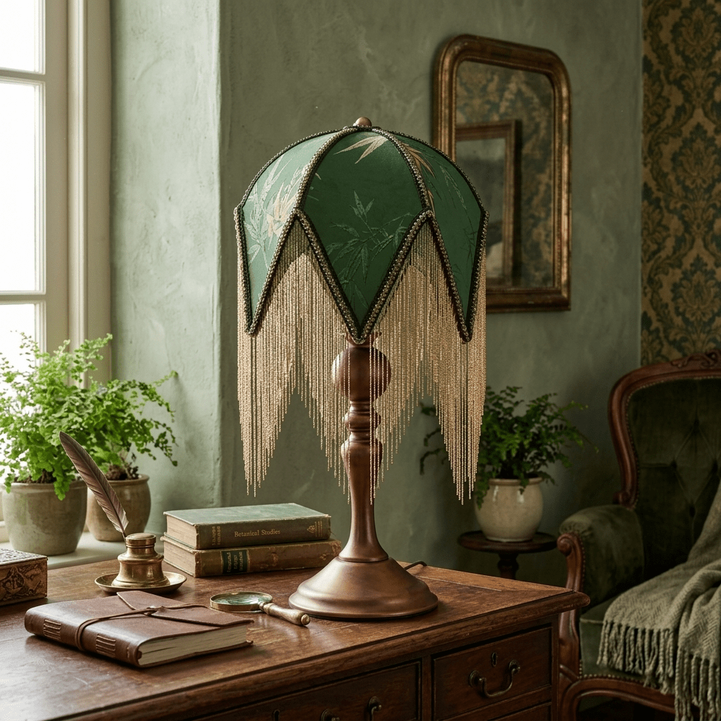 Victorian Fringe Table Lamp - Vakkerlight